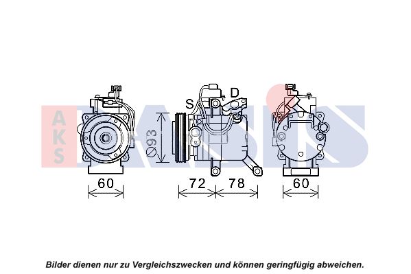 AKS DASIS Kompressor,kliimaseade 852805N